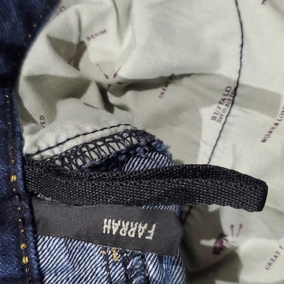 Buffalo David Bitton blue Flare jeans with gold pocket details sise 28 - Picture 7 of 9